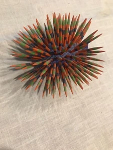 Mexican Handmade Porcupine Alebrije Oaxaca Mexico ARTISAN Signed Josue Ortocha - Picture 1 of 3