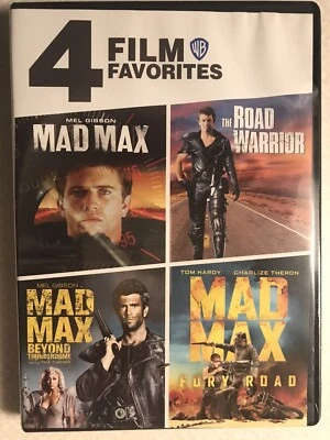 NEW! Mad Max: 4-Film Collection (DVD) Mel Gibson, Tom Hardy, Factory Sealed. - Image 1 of 2