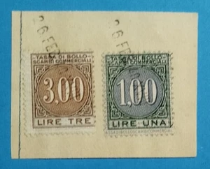 A9-ITALIA-ITALY 1940 SCAMBI COMMERCIALI SET SU FRAMMENTO USATI - Imagen 1 de 1