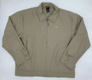 Giacca da golf The North Face Tan Khaki full zip leggera soft shell uomo XL - Foto 1 di 11