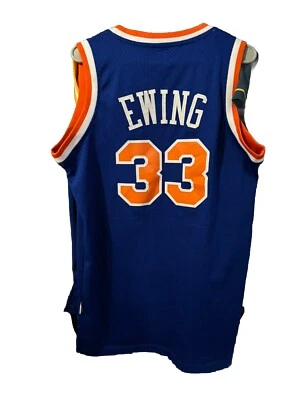 Футболка мужская Patrick Ewing New York Knicks NBA маленькая Adidas HWC нашитая винтажная No33 90/91 - Изображение 1 из 4