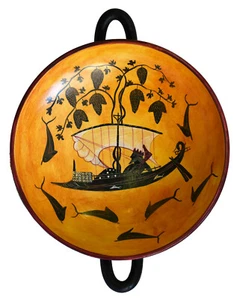 Dionysus crossing the sea Black Figure small Kylix Vase - Exekias Munich Museum - Picture 1 of 3
