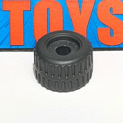 GI Joe Road Toad FRONT WHEEL tire forward original 1987 vehicle gray part - Image 1 of 4