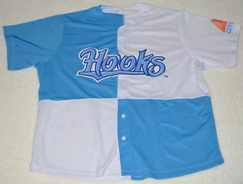 Corpus Christi Hooks men’s XL Astros AA Baseball team Citgo Jersey blue / white Cover