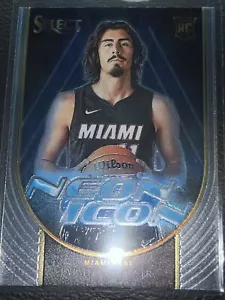 2023-24 Select Jaime Jaquez Jr Neon Icon Base Insert RC Rookie Card Miami Heat - Picture 1 of 1