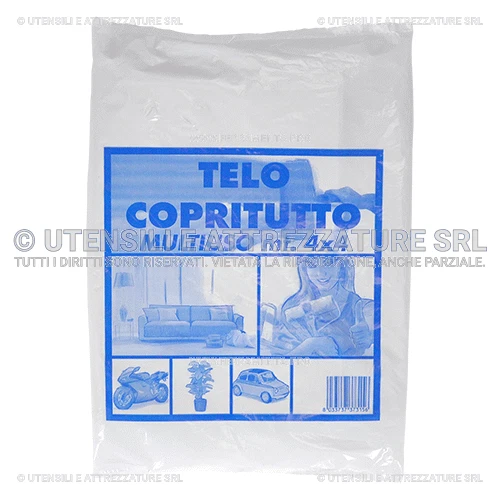 TELO COPRITUTTO MULTIUSO mt 4 x 4 - gr. 730 circa - Immagine 1 di 1