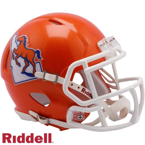 Boise State Broncos Throwback Mini Speed Replica Helmet [NEW] Miniature Desk Cover