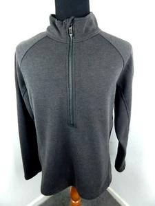 Spyder Grigio 1/4 Zip Pullover Maglione Pile Casual Uomo XL - Foto 1 di 5