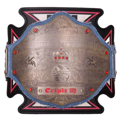 Triple H 30 Years Evolution World Heavyweight Championship Title Belt - Image 1 of 4