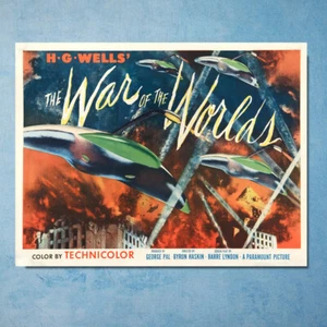 War of the Worlds classic movie poster retro image metal plaque signs - Picture 1 of 2