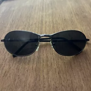 Serengeti GG6668 Gunmetal Oval Metal Sunglasses Frames 140 Italy Gunmetal - Picture 1 of 6