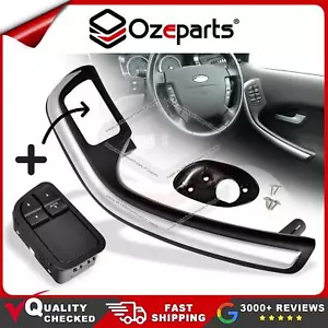 Driver Door Pull Grab Handle Trim + 2 Button Switch Ford Falcon BA BF XT XR F6 - Picture 1 of 8