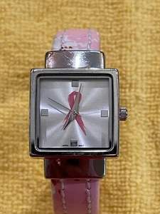 Geneva Platinum Womens Watch 7002 Breast Cancer Awareness - Picture 1 of 5