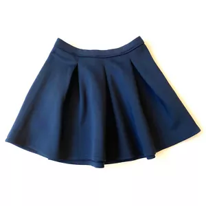 Abercrombie Girls Flared Skater Skirt 14" Size 12 Navy Preppy Wedding Party - Picture 1 of 6