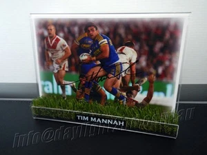 ✺Signed & Framed✺ TIM MANNAH Photo PROOF COA Parramatta Eeels 2023Jersey - Picture 1 of 4