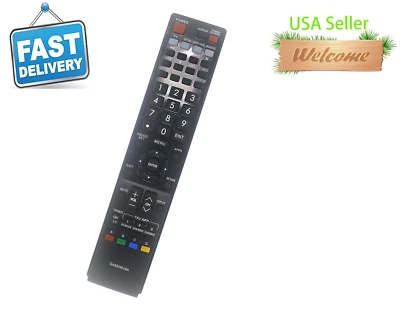 Controle remoto de substituição GA935WJSA para SHARP TV RRMCGA935WJSA DVP3560K/F8, HDZ56RX5 - Imagem 1 de 4