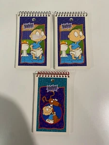 3 bloc de notas Nickelodeon Rugrats 1999 vintage 60 hojas 3"x5" - Imagen 1 de 2