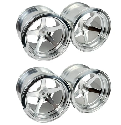 Dhawk CNC 2.2" RC10GT RC10T Aluminum Wheels 5 Spoke For Team Associated RC10GT - Image 1 of 4