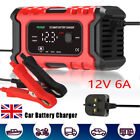Car Battery Charger 12V Fast Charger Automatic Smart Pulse Repair AGM/GEL - Red*