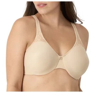 Sujetador 38C Bali Passion For Comfort Minimizador Cobertura Completa Soporte Con Aros Nuevo - Imagen 1 de 8