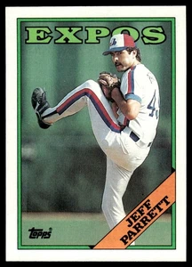 1988 Topps Jeff Parrett Rookie Montreal Expos #588 - Picture 1 of 2