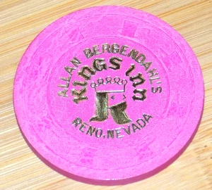 $1 KINGS INN RENO Nevada Casino Poker Gaming Chip NON NEGOTIABLE NV Collectible - Picture 1 of 3
