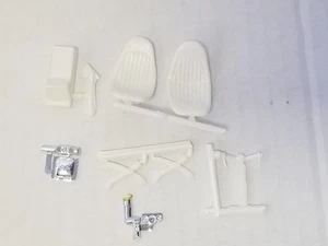 1950 Ford Convertible CUSTOM INTERIOR PARTS LOT from AMT 1:25 Model Kit 50 - Picture 1 of 11