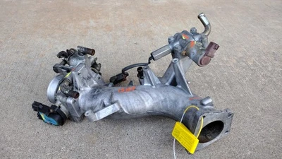 02-04 Nissan Xterra Frontier 3.3L V6 Supercharger Intake Manifold, Throttle Body - Image 1 of 4