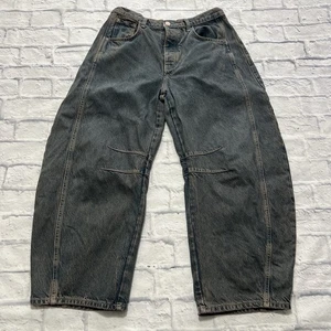 We The Free Damen Jeans 27 Lucky You Mid Rise Barrel Button Fly - Bild 1 von 14