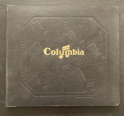 COLUMBIA 78RPM VINTAGE 12" ALBUM BOOK HOLDER FOLDER - Image 1 of 2