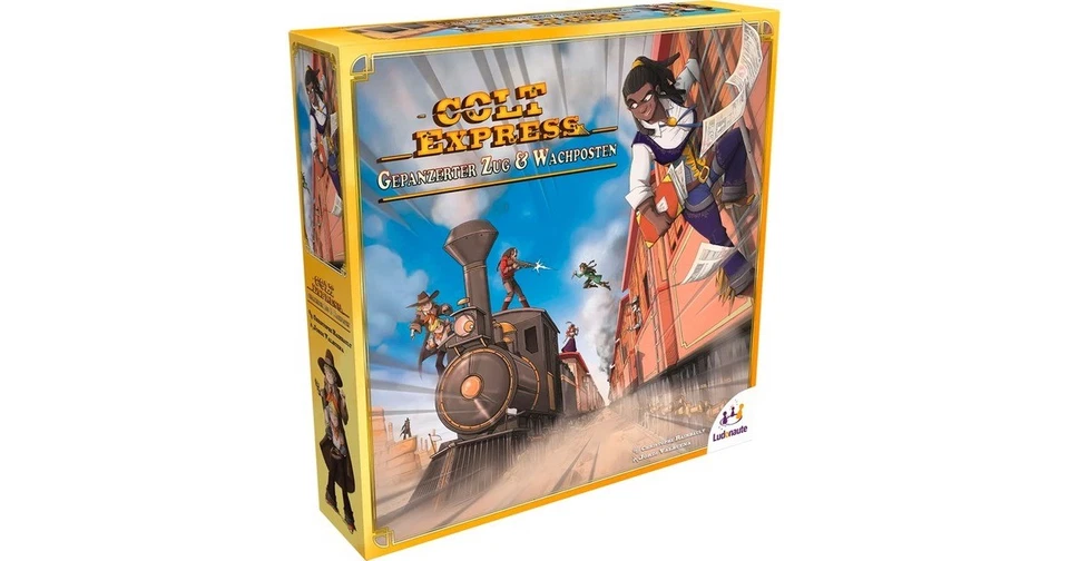 Asmodee Colt Express - Gepanzerter Zug & Wachposten, Brettspiel (Erweiterung) - - Bild 1 von 4