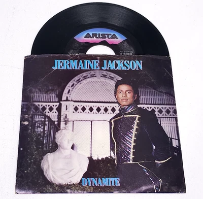 Vtg Jermaine Jackson Dynamite Vinyl Precord Single 1984 Arista AS 1-9190 Pop R&B - Image 1 of 4