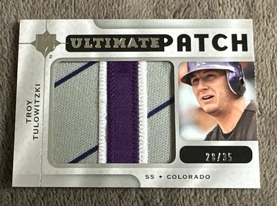 2009 Upper Deck Ultimate Collection Ultimate Patch /35 Troy Tulowitzki - Image 1 of 3