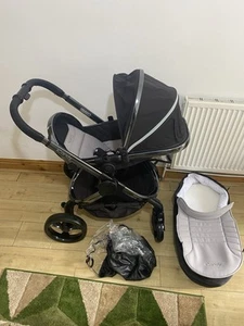ICandy Peach 5 Beluga Black/ Phantom Pushcahir Pram Buggy - Picture 1 of 24