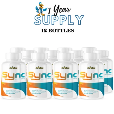 Sync - Soporte para metabolismo, suplemento para control de peso - 12 botellas Foto 1 de 4