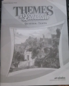 Abeka 9th Grade Themes In  Literature Student Quizzes/Test# 341991 Fifth Edition - Picture 1 of 3