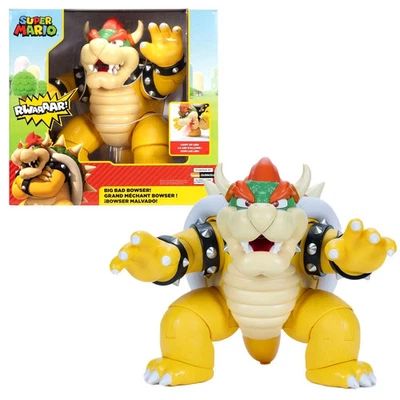 Nintendo Super Mario Big Bad Bowser 33cm Action Figure Lights Up with Sounds - image 1 of 3