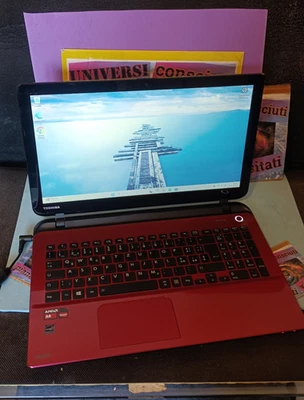 toshiba satellita l50d-b amd a4-1,8GHz 15,6"  8gb 128gb ssd nvme windows11 - Immagine 1 di 4