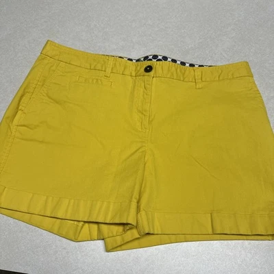 Boden Chino Shorts Size 12 Yellow - Image 1 of 3