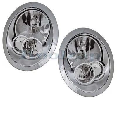 JUEGO DE PAR DE PARES DE FAROS HALÓGENOS PARA 05-08 Mini Cooper sin lavadora de faros con bombilla Foto 1 de 4