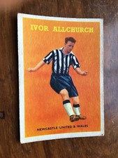 a & bc gum football quiz cards 1959 series 2 Ivor Allchurch Newcastle United 52