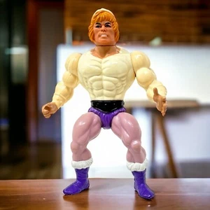 Vintage 1981 He-Man Masters of the Universe Figure Prince Adam Mattel Soft Head - Picture 1 of 11