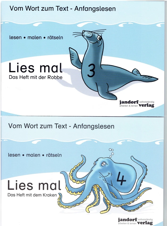 Lies mal Hefte 3 und 4 (Robbe und Krake - Auflage 2015) als Paket - Bild 1 von 1