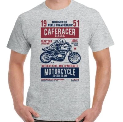 Camiseta Cafe Racer 51 Para Hombre Entusiasta De Motocicletas - Imagen 1 de 4