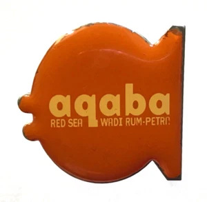 Original Vintage Enameled Lapel Badge World Congress of Russian Jewry JUDAICA  - Picture 1 of 3