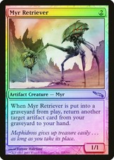 Myr Retriever FOIL Mirrodin HEAVILY PLD Artifact Uncommon MAGIC CARD ABUGames