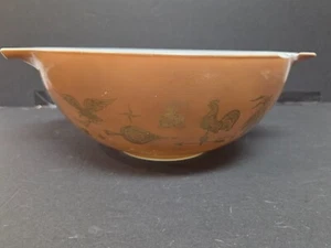 Vintage Pyrex frühe amerikanische verschachtelte Rührschüssel 444 4 Quart hervorragender Zustand - Bild 1 von 6