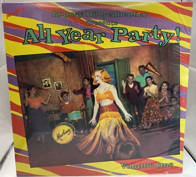 NEW "All Year Party!"  PUNK Rodney Bingenheimer LP 1984 Ramones, Rosie Flores - Image 1 of 3