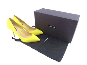 Dolce & Gabbana Decollete Lime Suede ~ UK 6 / EU 39 / US 9 - Picture 1 of 12