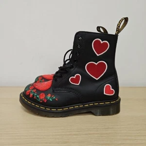 Dr Martens 1460 Pascal Heart Vonda Sequin Valentine Collection Rare Boots Uk 4 - Bild 1 von 10